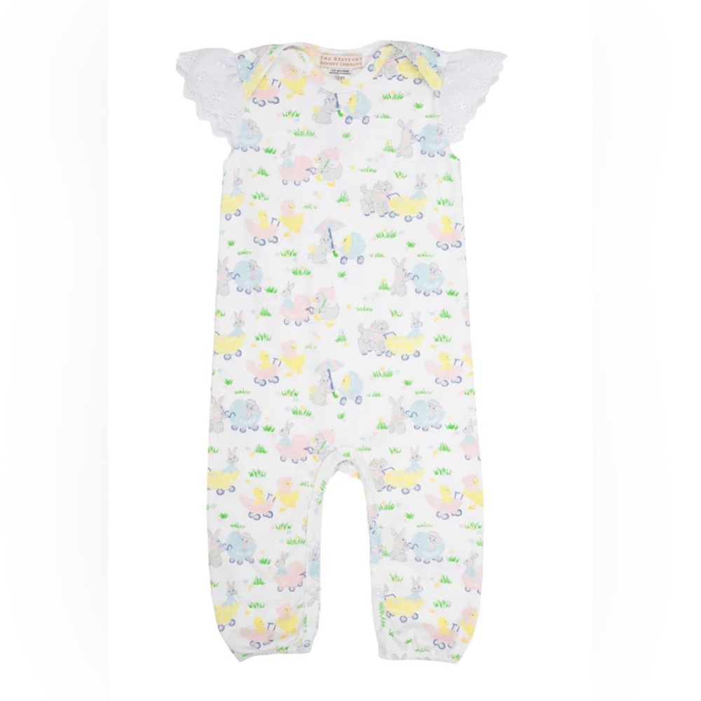 The Beaufort Bonnet Company Windsor Club Carriage Onesie NWOT Size 18-24 months